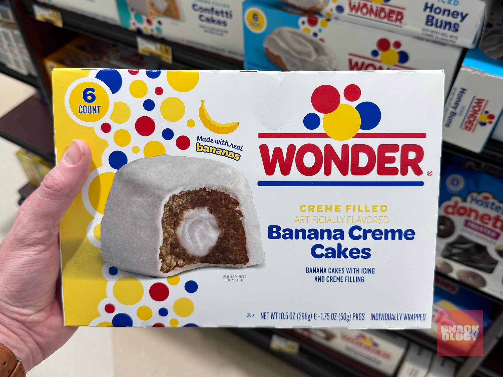 Wonder Banana Creme Cakes