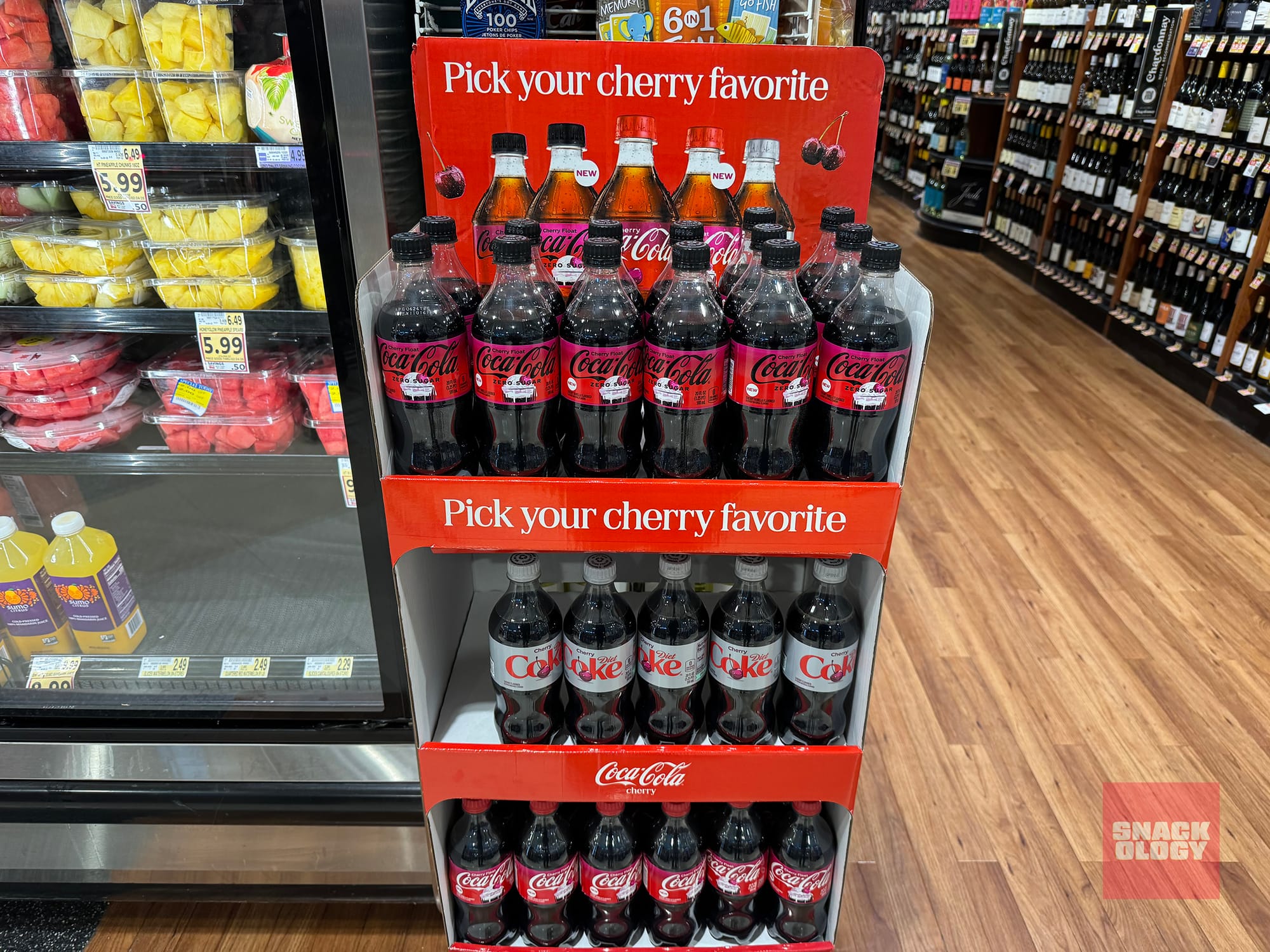 Coco-Cola Zero Sugar Cherry Float, Diet Coke Cherry and Cocoa-Cola Cherry Float