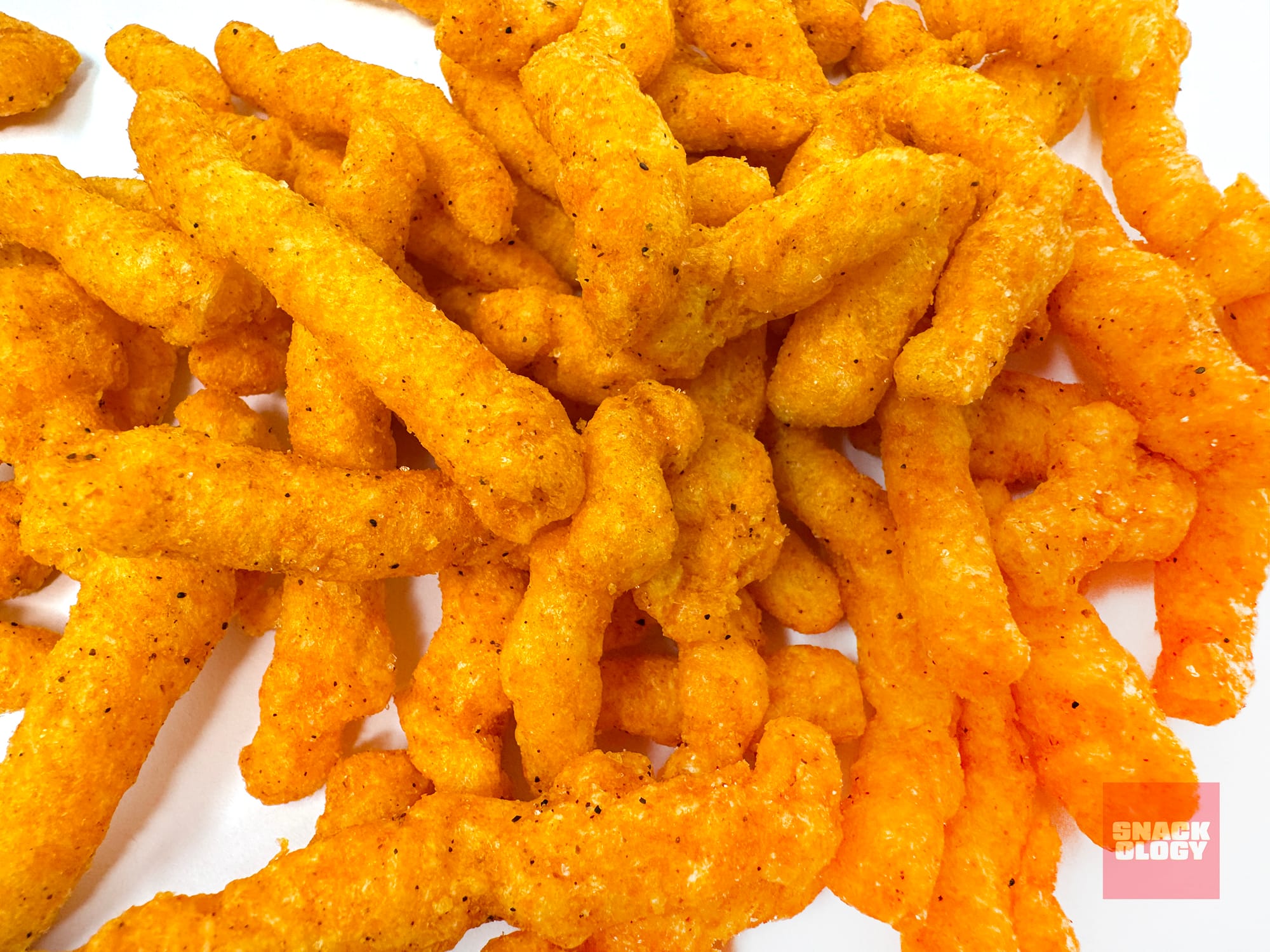 Lay’s Sweet Southern Heat Barbecue on Cheetos Crunchy up close
