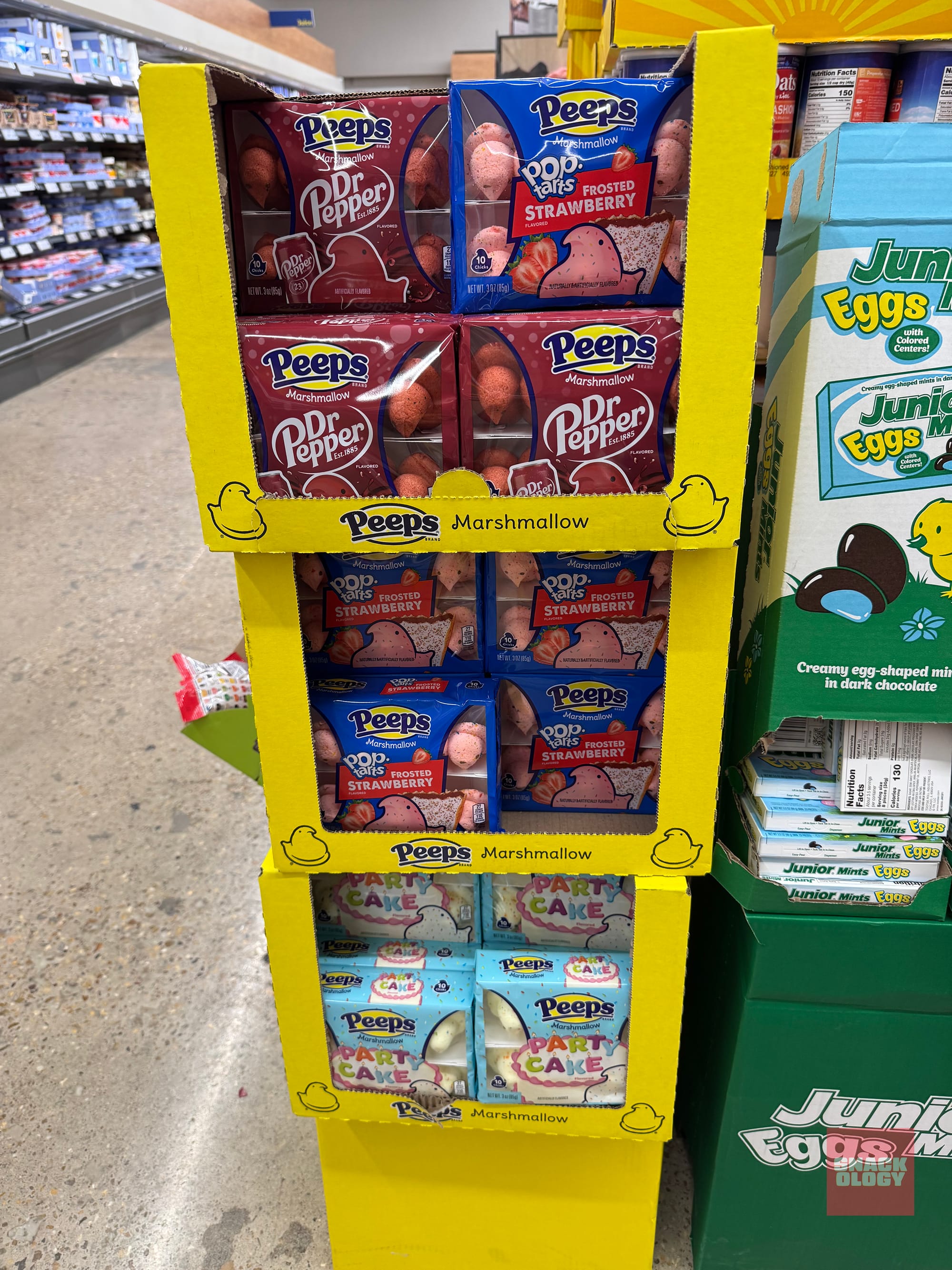 Peeps Pop-Tarts Frosted Strawberry Flavored Marshmallow Chicks