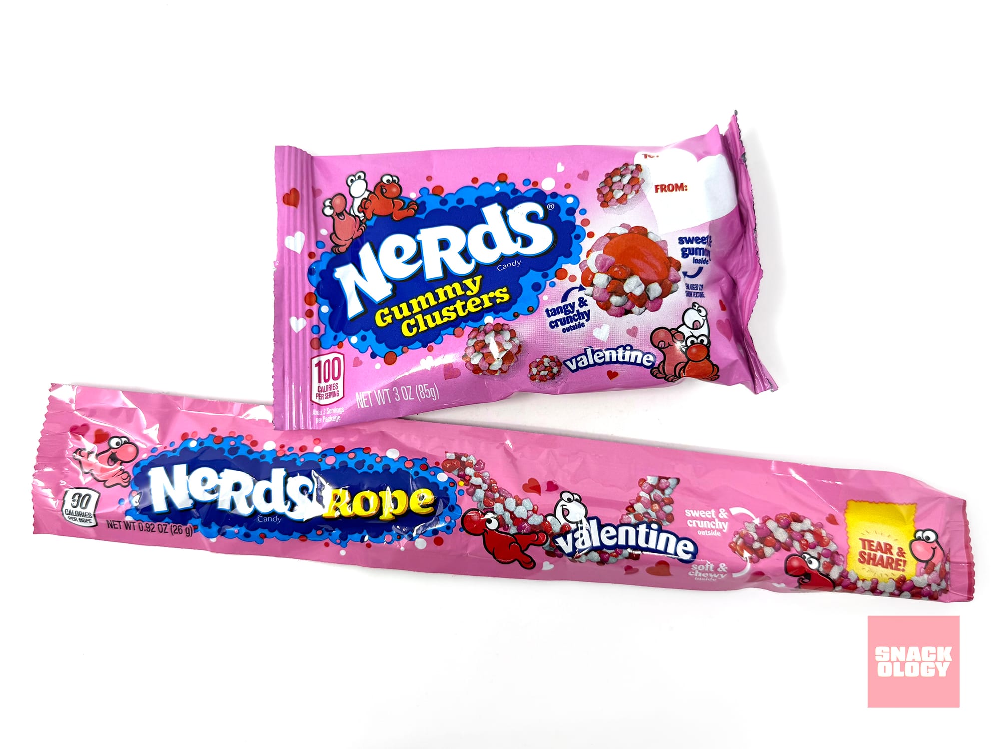 Nerds Gummy Clusters Valentine and Nerds Rope Valentine