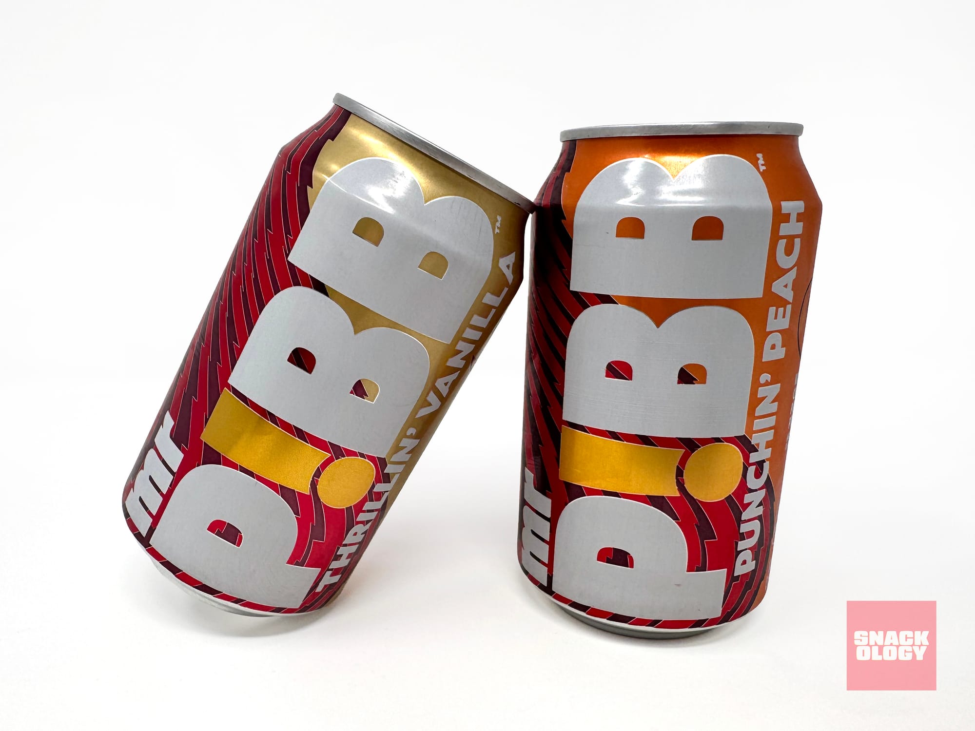 Mr. Pibb Thrillin’ Vanilla and Mr. Pibb Punchin’ Peach