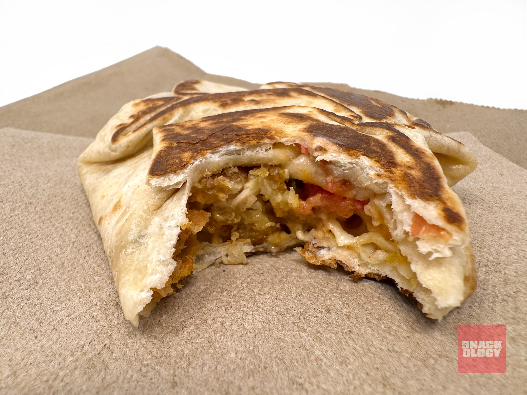 Creamy Chipotle Crispy Chicken Crunchwrap Slider