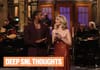 Michael B. Jordan strips, trips and eats spaghetti