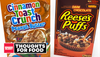 Snackology review of Cinnamon Toast Crunch and Reese’s Puffs Dark Chocolate