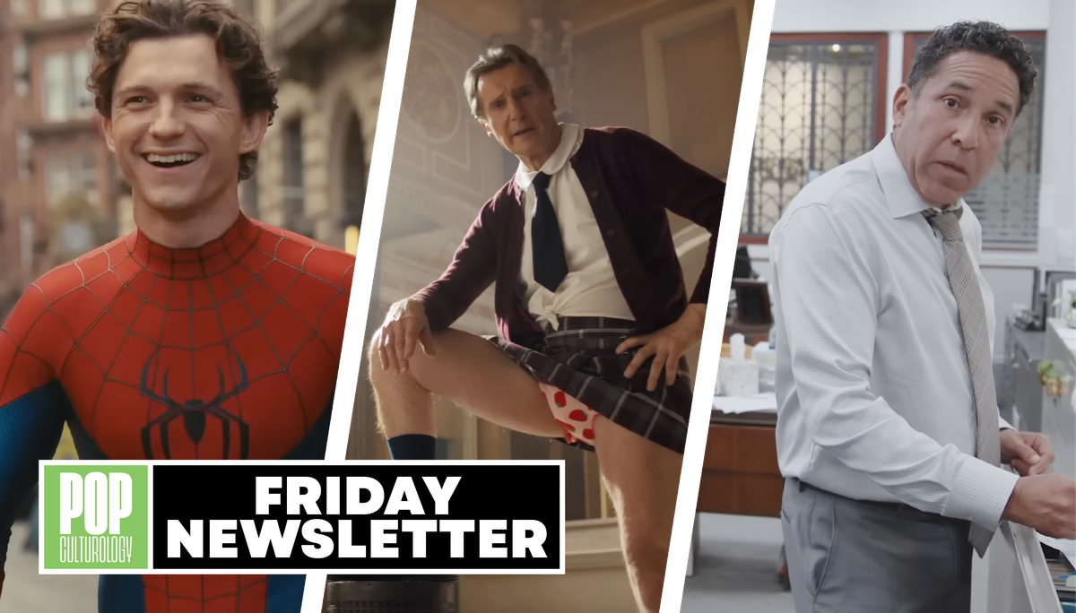 ‘The Naked Gun!’ Spider-Man swings! ‘The Office’ spins off!