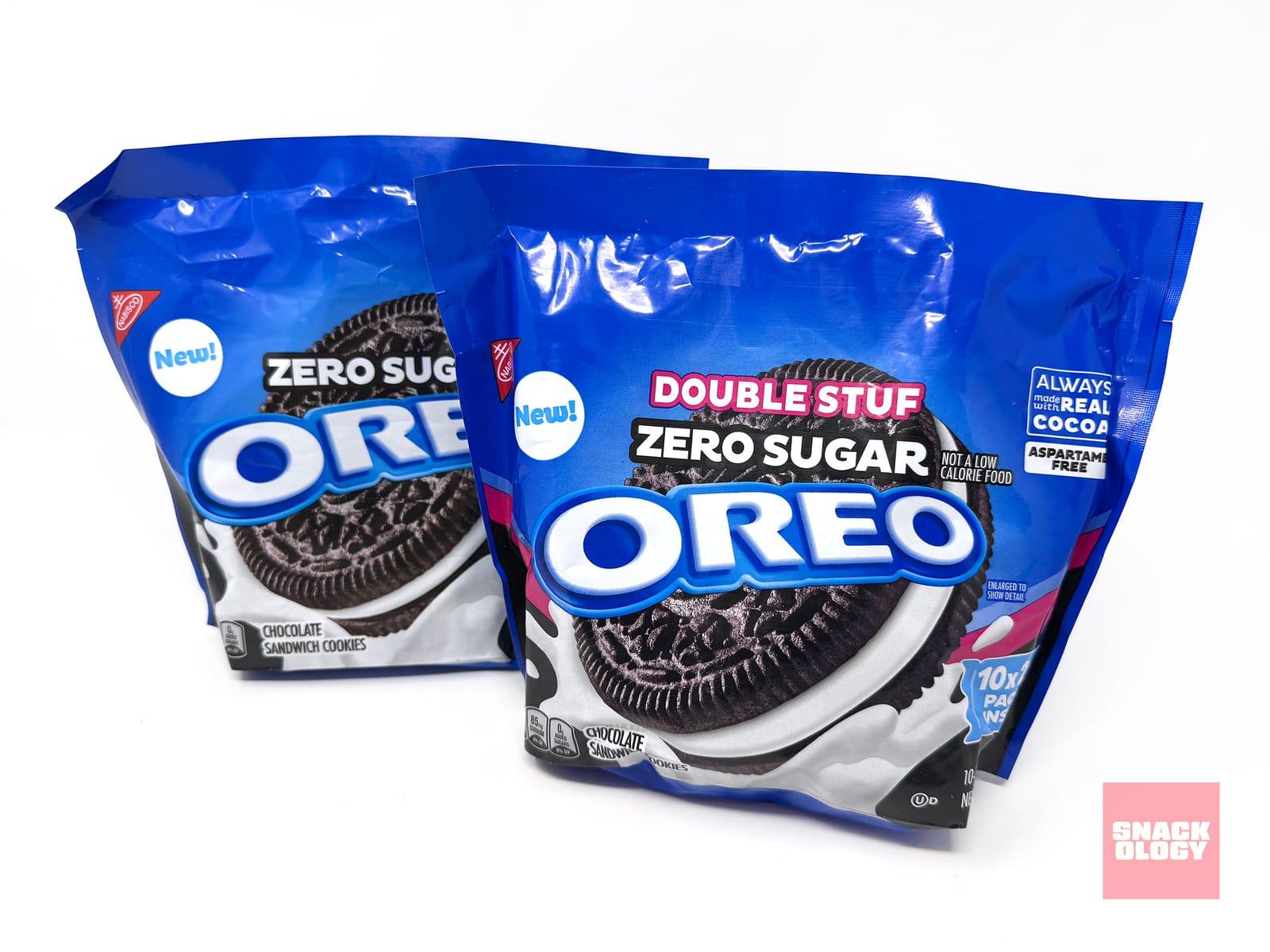 Oreo Zero Sugar and Oreo Double Stuf Zero Sugar